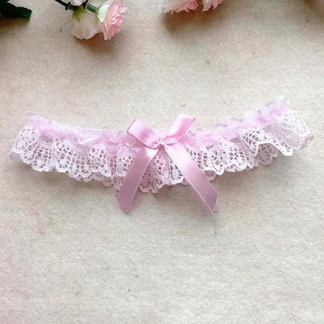 1PC Sexy Women Girl Lace Floral Bowknot Wedding Party Bridal Lingerie Cosplay Leg Garter Belt Suspender
