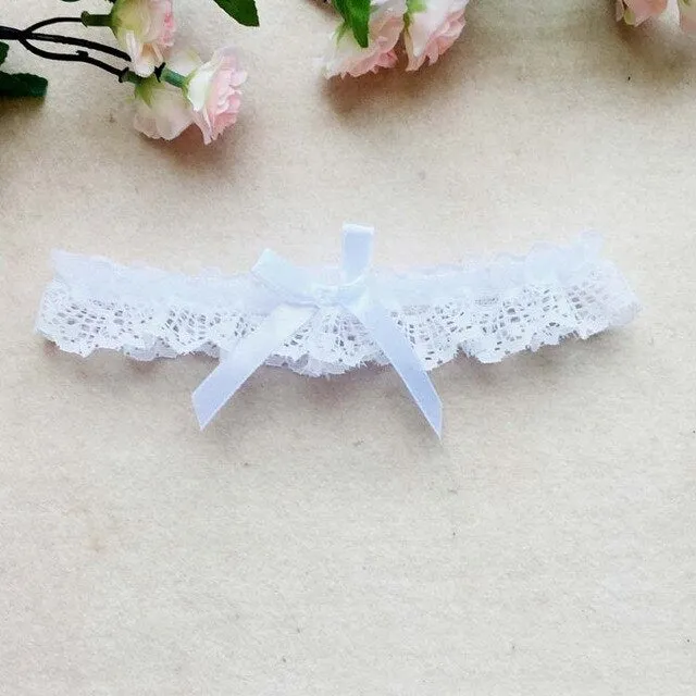 1PC Sexy Women Girl Lace Floral Bowknot Wedding Party Bridal Lingerie Cosplay Leg Garter Belt Suspender