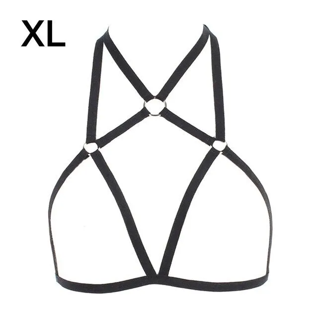 1Pc Women Sexy Bandage Bra Lingerie Backless Bras Erotic Hollow Low Out Halter Push Up Bra Lady Sexy Summer Top Bra Underwear