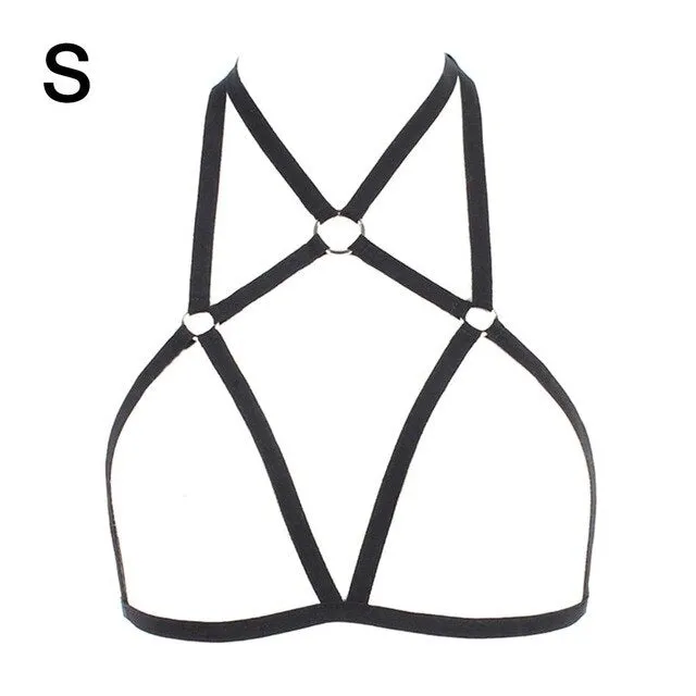 1Pc Women Sexy Bandage Bra Lingerie Backless Bras Erotic Hollow Low Out Halter Push Up Bra Lady Sexy Summer Top Bra Underwear