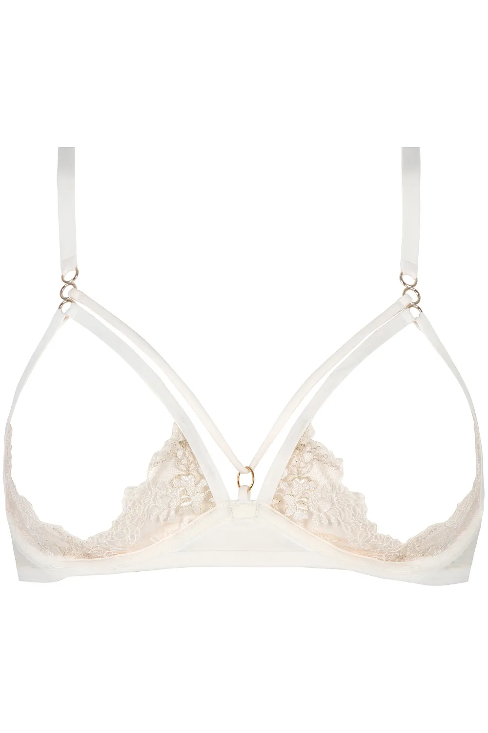 Aprs Minuit Open Underwired Bra Pearl