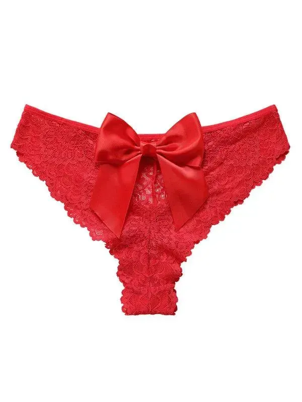 Bow Lace Women Panties