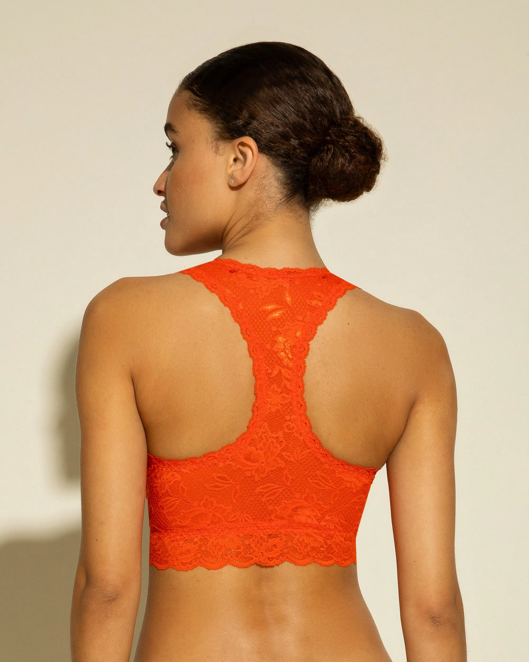 Bralette Curvy Racie Con Spalline Incrociate Bralette