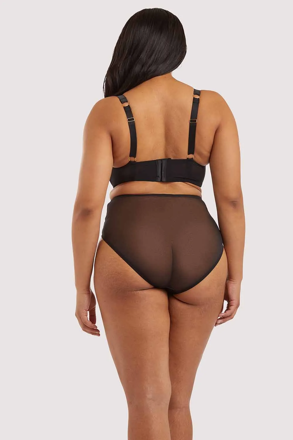 Gabi Fresh Eagan Black Satin Bralette