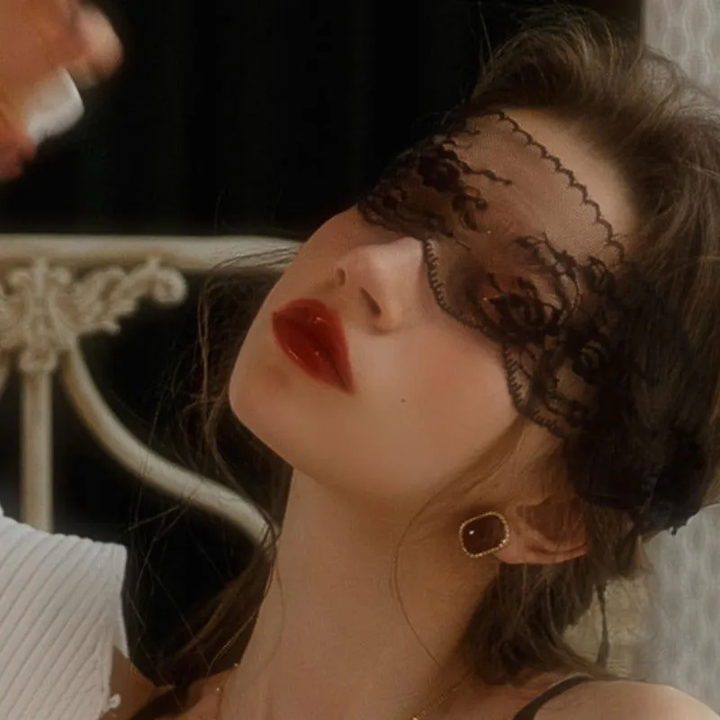 Lace Embroidered Eye Mask