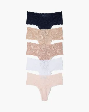 Lot De 5 Tangas Comfie