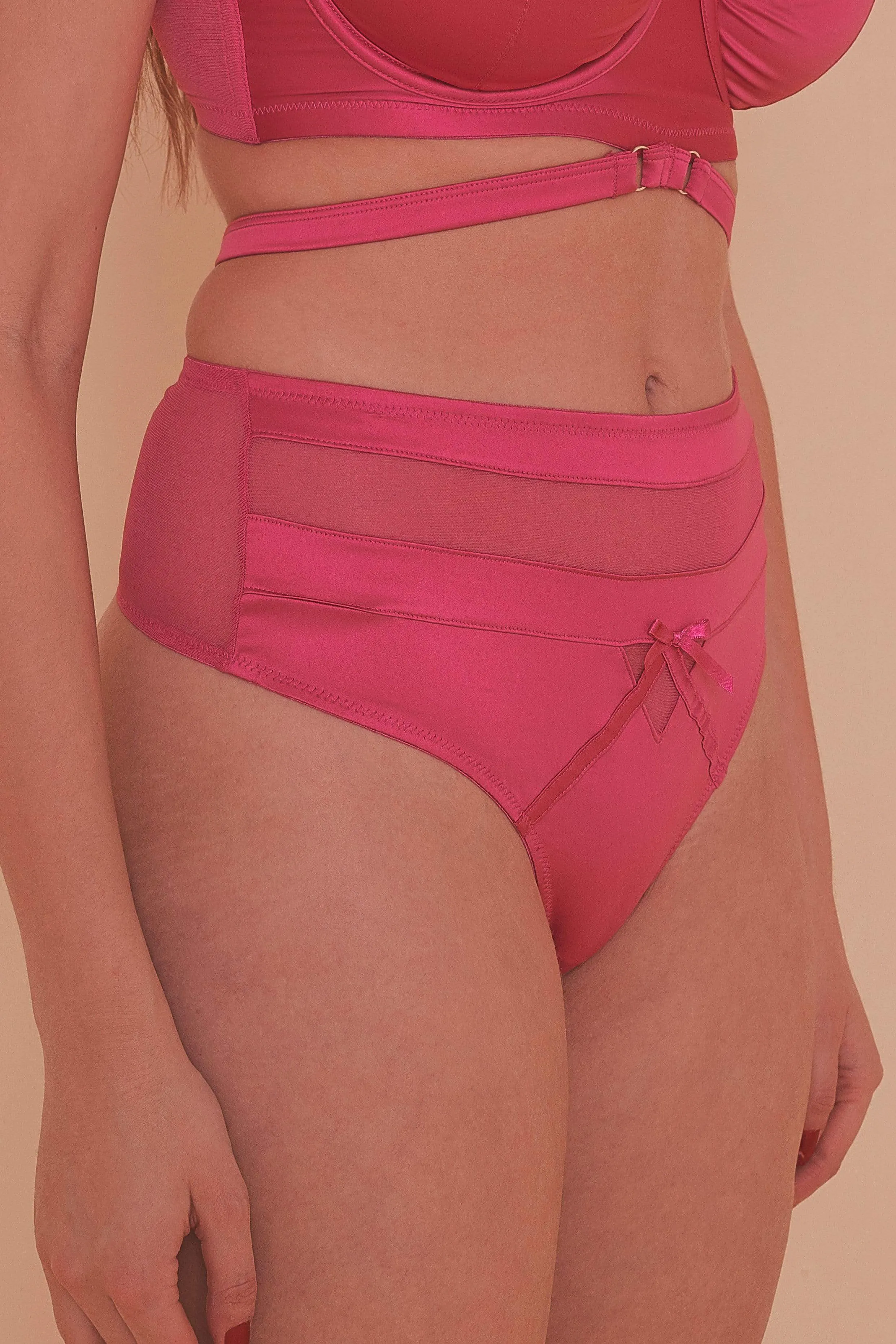 Madeleine Bondage Brief Core Hot Pink