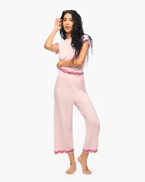 Pantalones Cropped De Modal