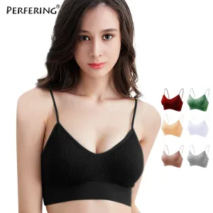 Perfering Bralette Push Up Bra Cotton Female Bras for Women Fitness Tops Brassiere Underwear lingerie Wire Free Seamless A B C