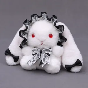 Plush Lolita Bunny Bag Crossbody Lace Bowkont Rabbit Handbag for Easter