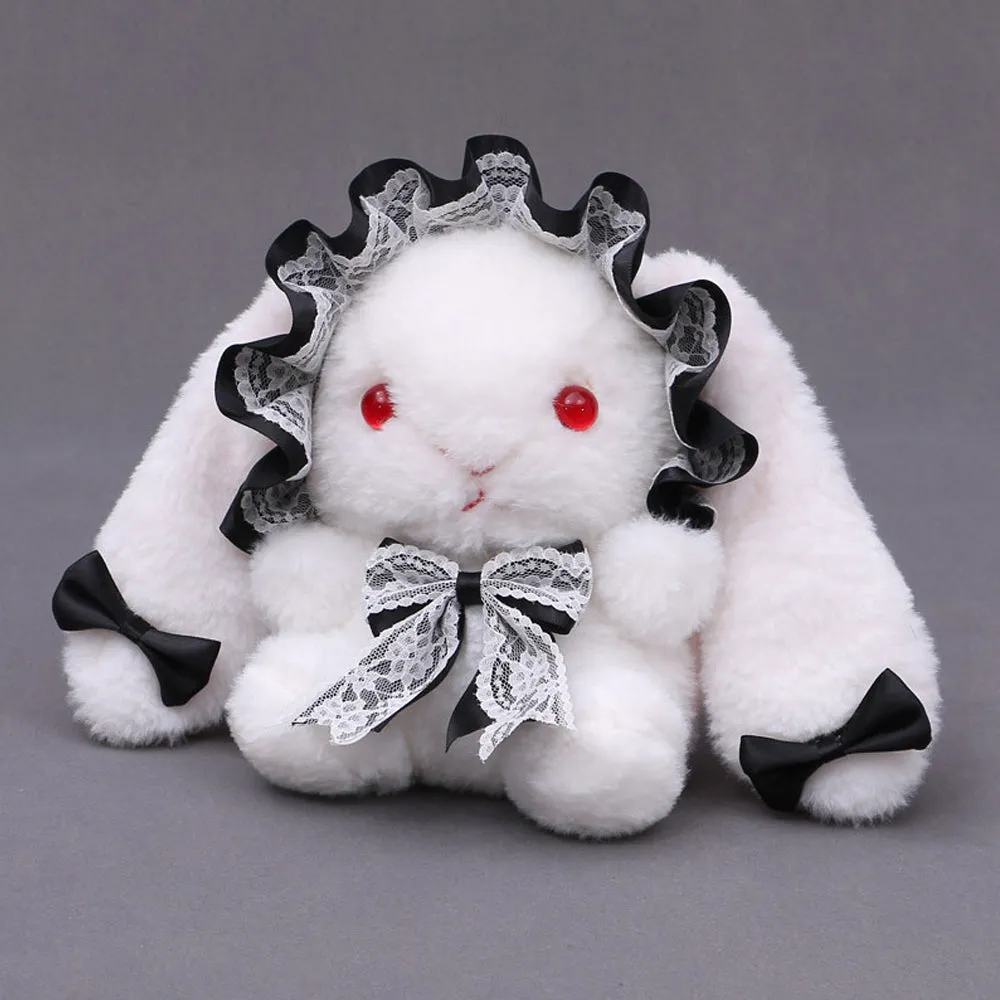 Plush Lolita Bunny Bag Crossbody Lace Bowkont Rabbit Handbag for Easter