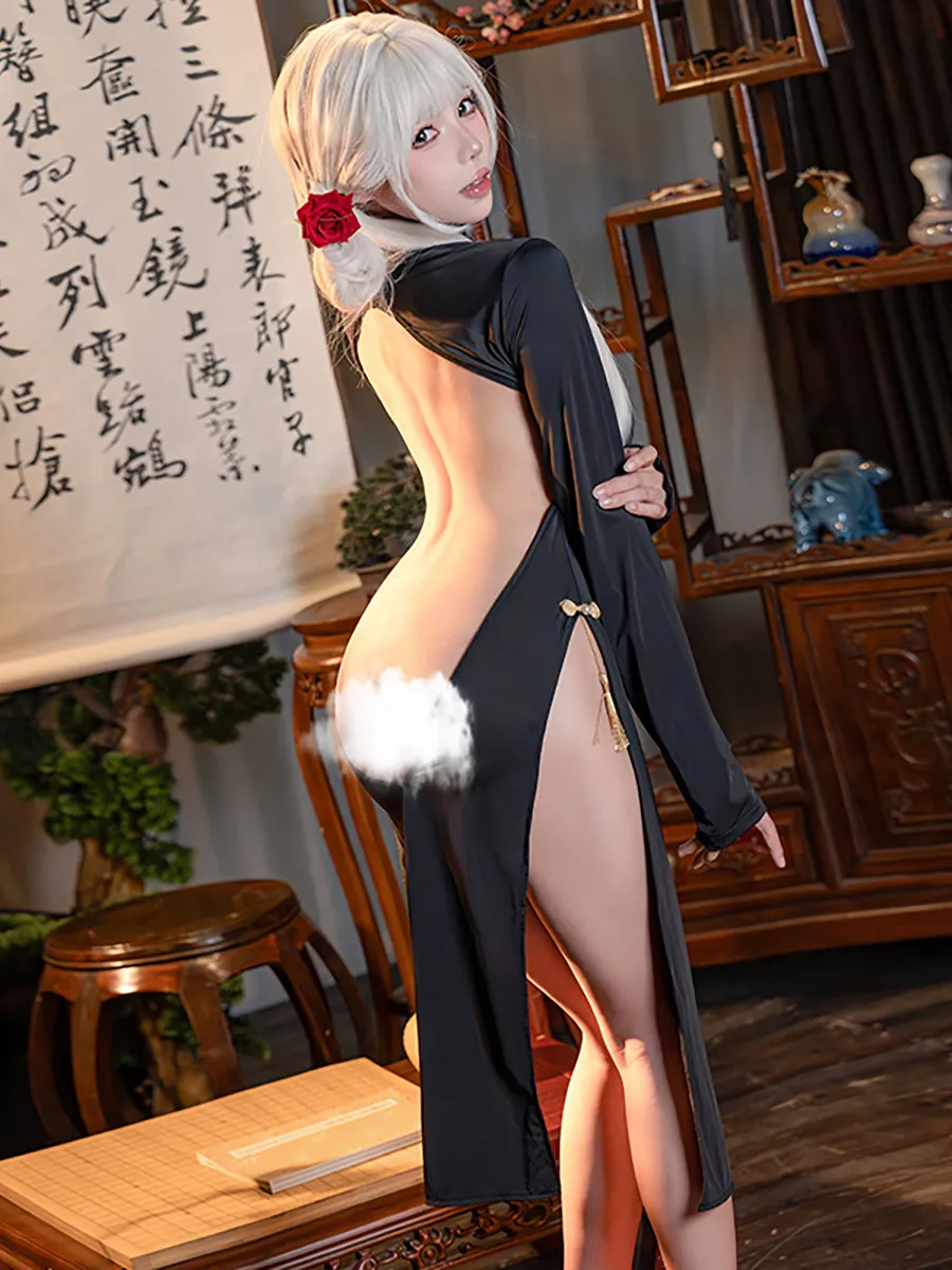 Reversible Cupless Cheongsam Dress