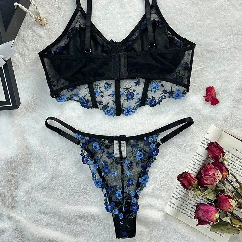 Ros All Dazed Sheer Embroidered Lingerie