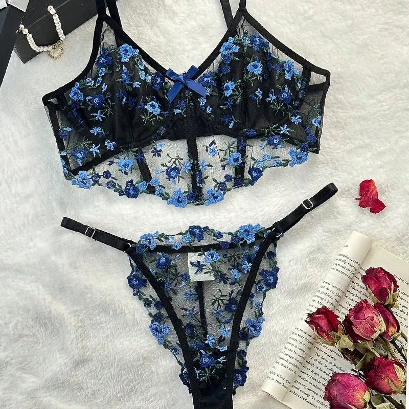 Ros All Dazed Sheer Embroidered Lingerie