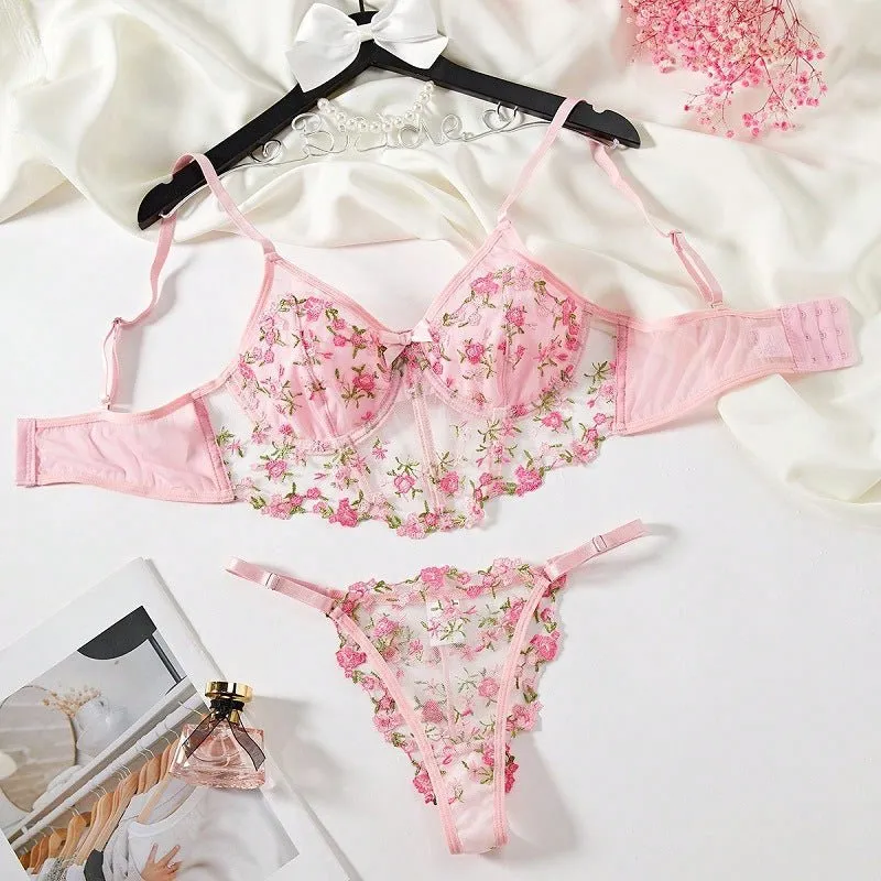 Ros All Dazed Sheer Embroidered Lingerie