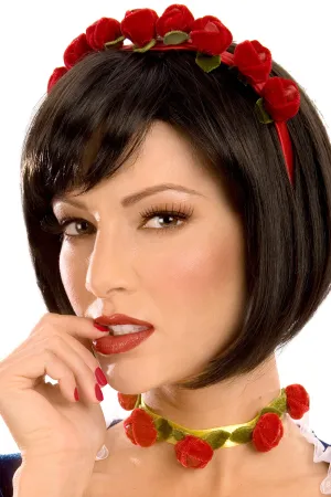 Rose Red Choker