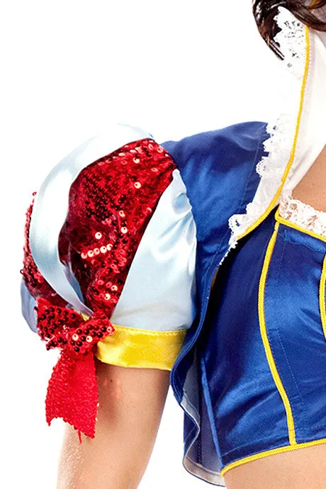 Satin Snow White Bolero
