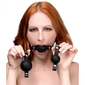 STRICT INTERCHANGEABLE SILICONE BALL GAG SET