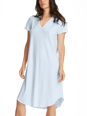 Supima Cotton Nightshirt Powder Blue