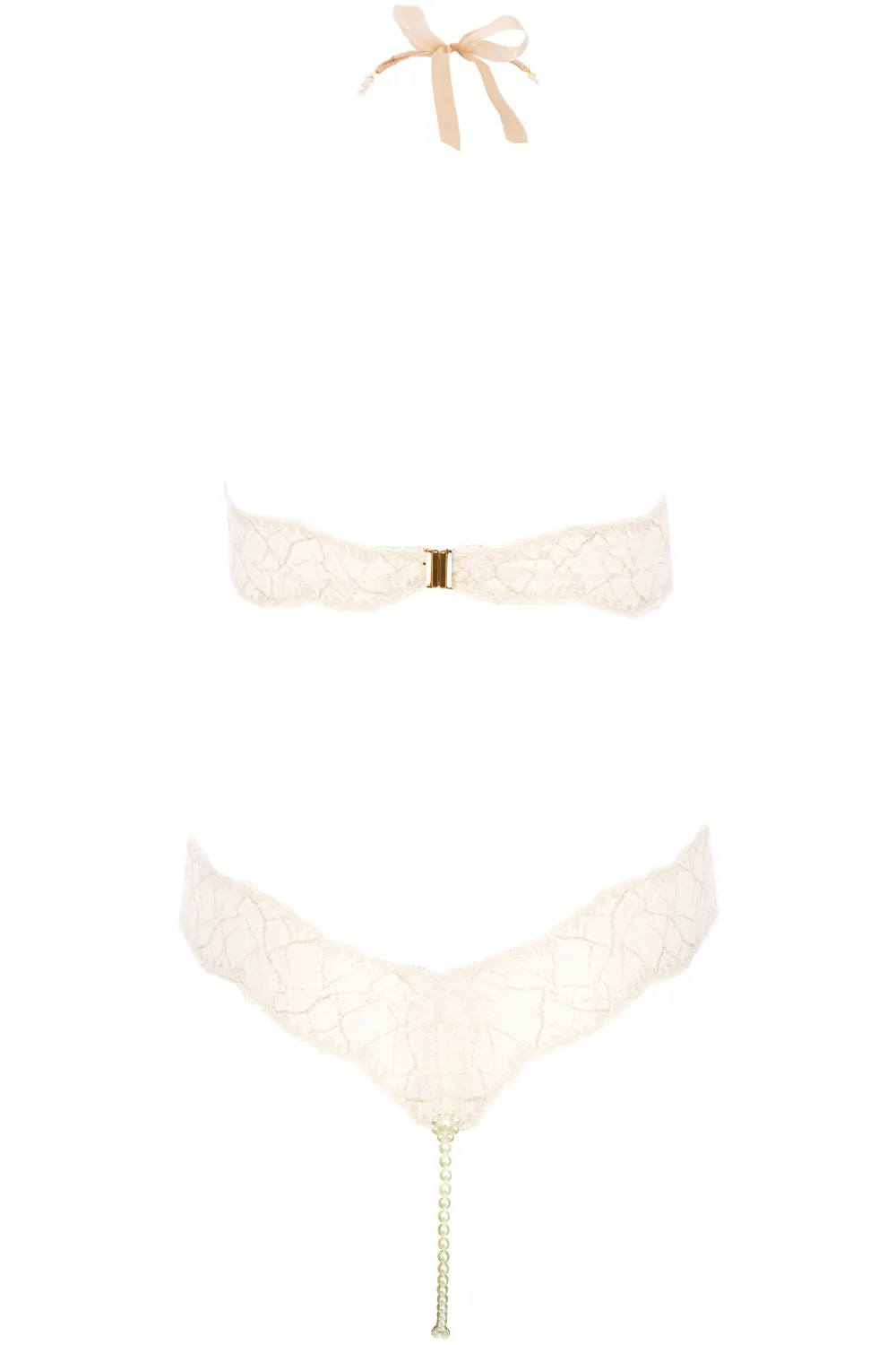 Sydney Daisy Double Pearl Body in Ivory