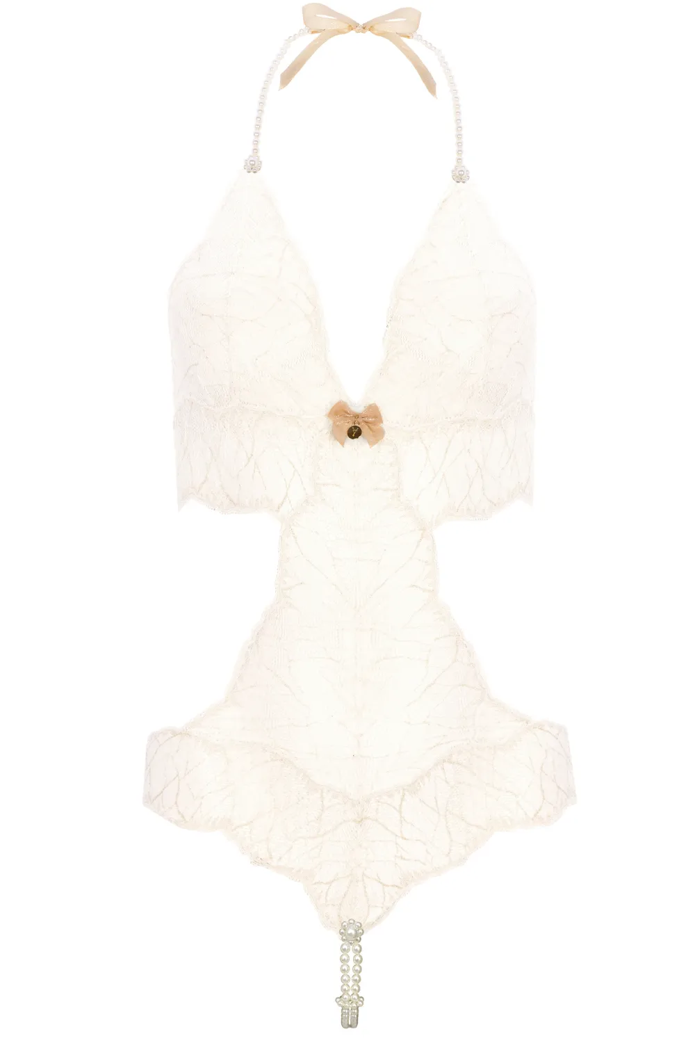 Sydney Daisy Double Pearl Body in Ivory