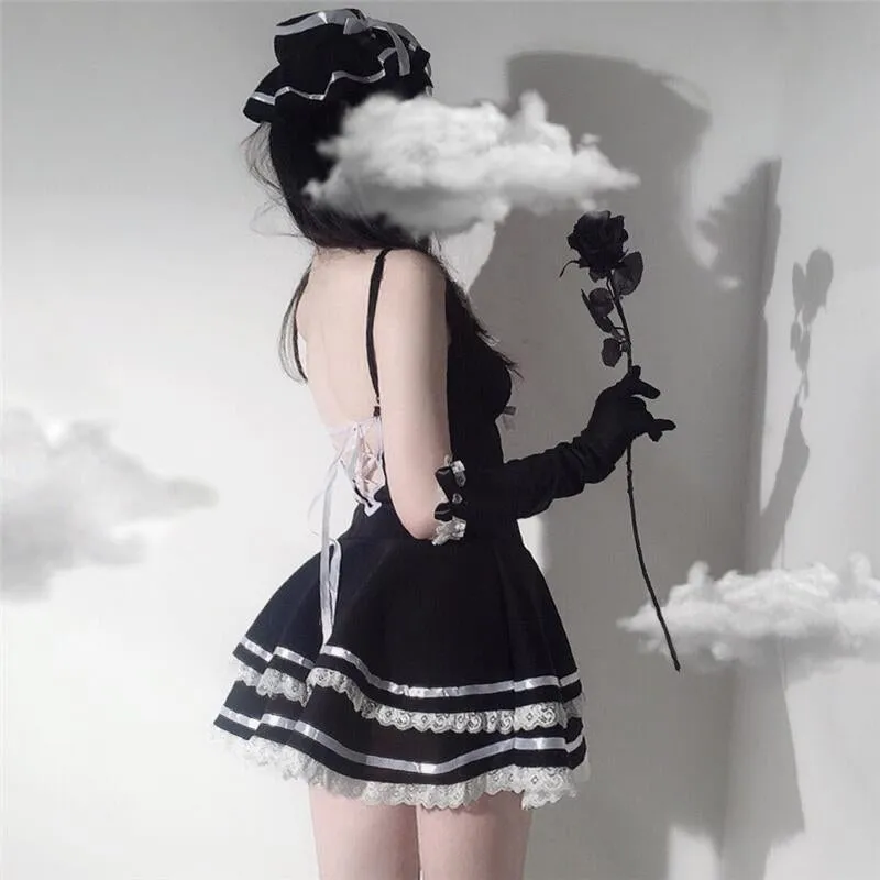 T-A175 role-playing sexy maid dress