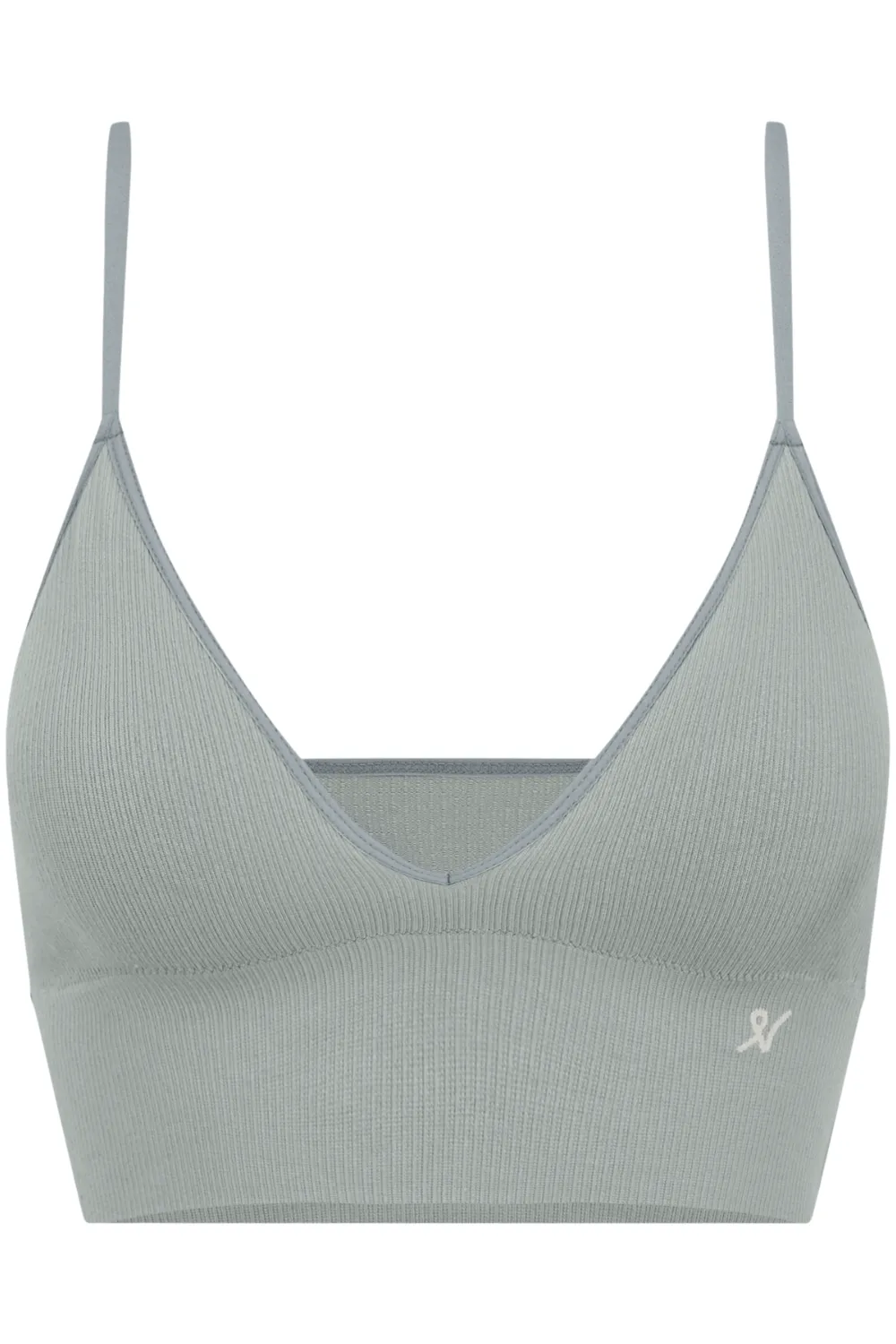 Tencel Seamless Bralette in Storm Grey. Size M (UK 10-12)