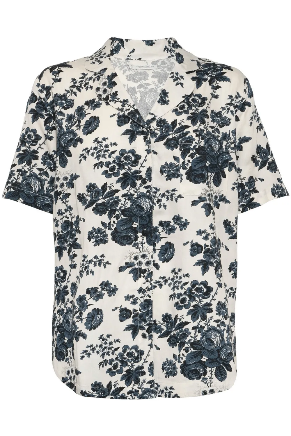 Wilda Short Sleeve Pyjama Shirt Black