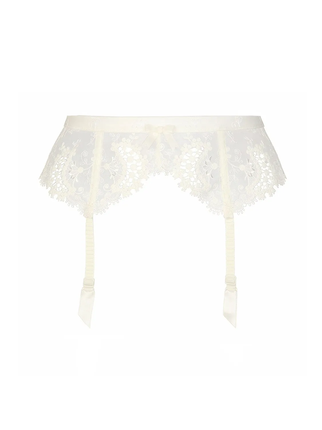 Wish Suspender Belt - Ivory